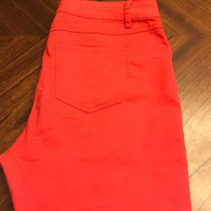 Coral Stretchy Jeans 👖